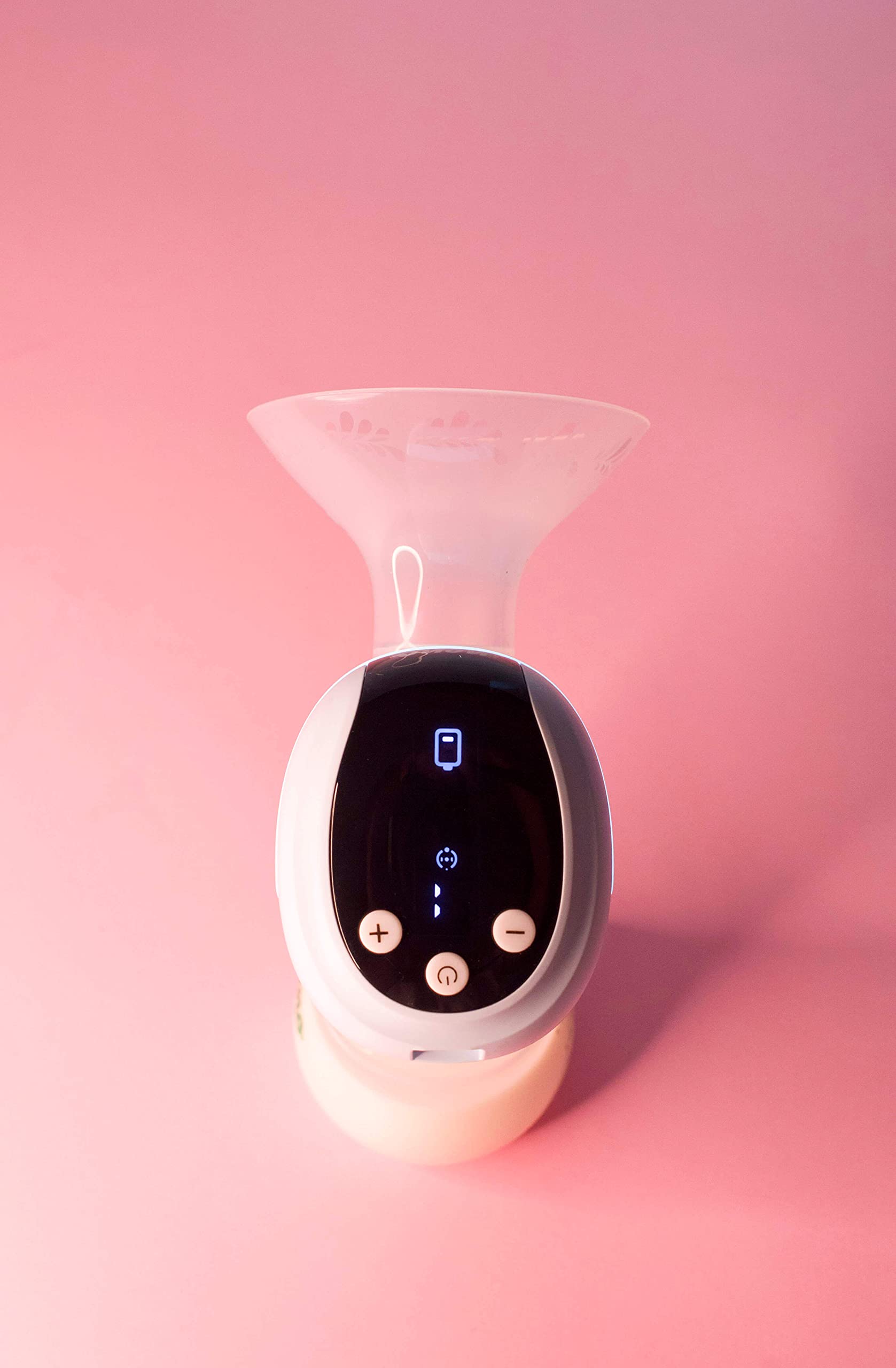 NENO Angelo Milchpumpe Elektrisch Tragbare – Dreiphasen Milch Pumpe Kabellos – Muttermilch Abpumpen mit Elektrischer Brustpumpe – mit 2 Milchbeuteln & Sauger – 9 Modi & 9 Stufen – BPA-frei