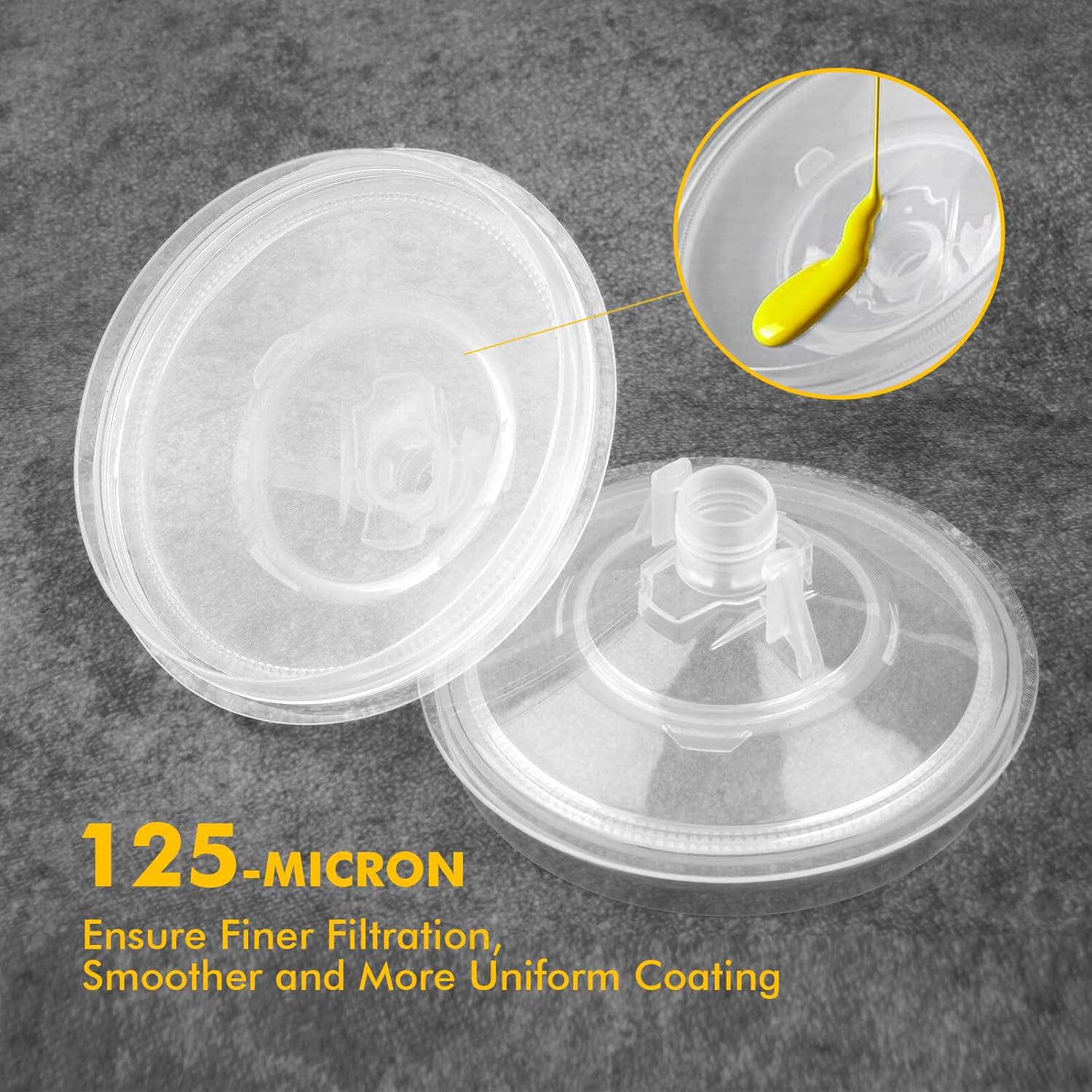 Disposable Paint Spray Gun Cups 28 Ounce(800ML)，45 Disposable Paint Cup with Lids, 1 Hard Cup with Retainer Ring, 20 Plugs & 1 Stirrer for HVLP/LVLP Guns