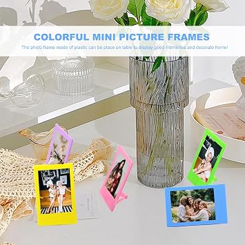 Instant Film Accessories Kit for Instax Mini LiPlay 12 11 9 8+ 8 evo 99 SE 40 90 70 50S 26 25 7S Camera,Include Album/Film Stickers/Mini Frames/Colorful Clip (Mint Green)