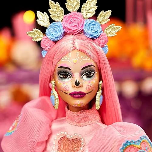 Miniatura 2 de Barbie 2023 Día De Muertos x Muñeca Magnolia Rosa Edición Limitada, HJX16