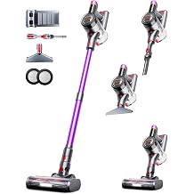 Cordless Vacuum Cleaner,Upgraded 550W 45KPA 60Mins Vacuum Cleaners for Home,Stick Vacuum Cordless with Self-Standing,LED Display,Anti-Tangle,8-in-1 Wireless Vacuum for Carpet Pet Hair Hardfloor