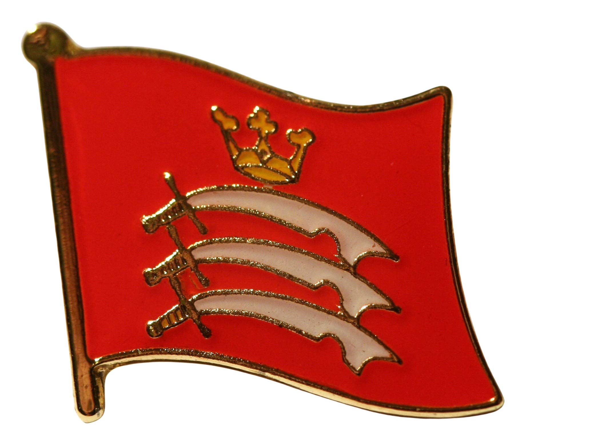 Buxton's Badges Multiple Middlesex County Flag Pin Badge