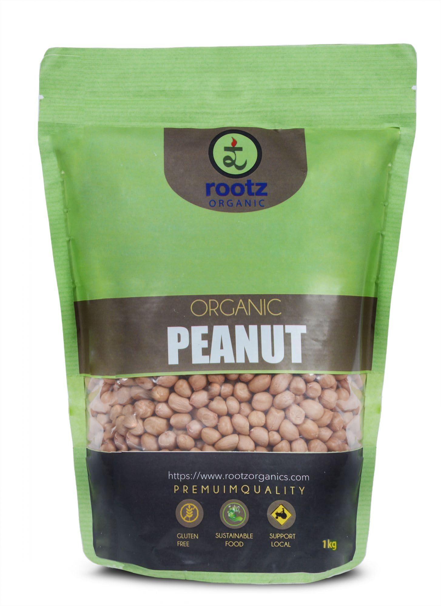 Premium Delicious Organic Groundnut Peanuts 1Kg - Raw Plain Peanuts for Cooking, Snacks Delight - 1 Kg