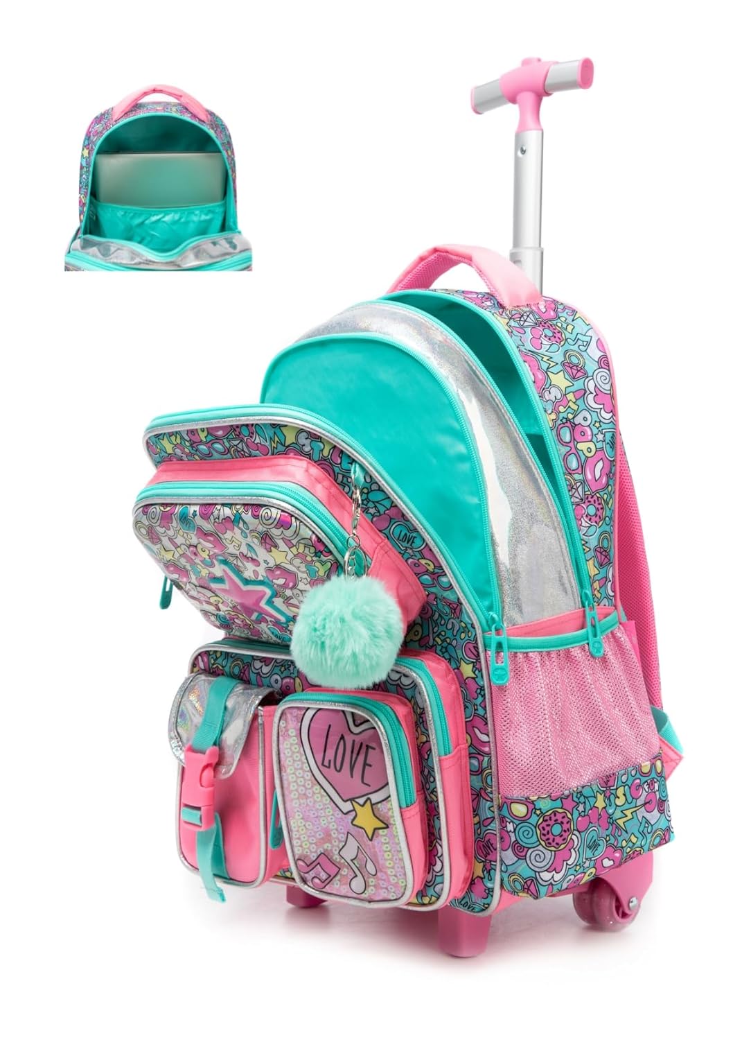 Kit Escolar Infantil com Mochila de Rodinha, Lancheira e Estojo, 3 Peças (Estrela) em promoção! Veja a oferta e mais achadinhos de Mochilas escolares 7 Hoje é o melhor dia para comprar Kit Escolar Infantil com Mochila de Rodinha, Lancheira e Estojo, 3 Peças (Estrela) com aquele preço maroto! Promoção! Aproveite a oferta! 7