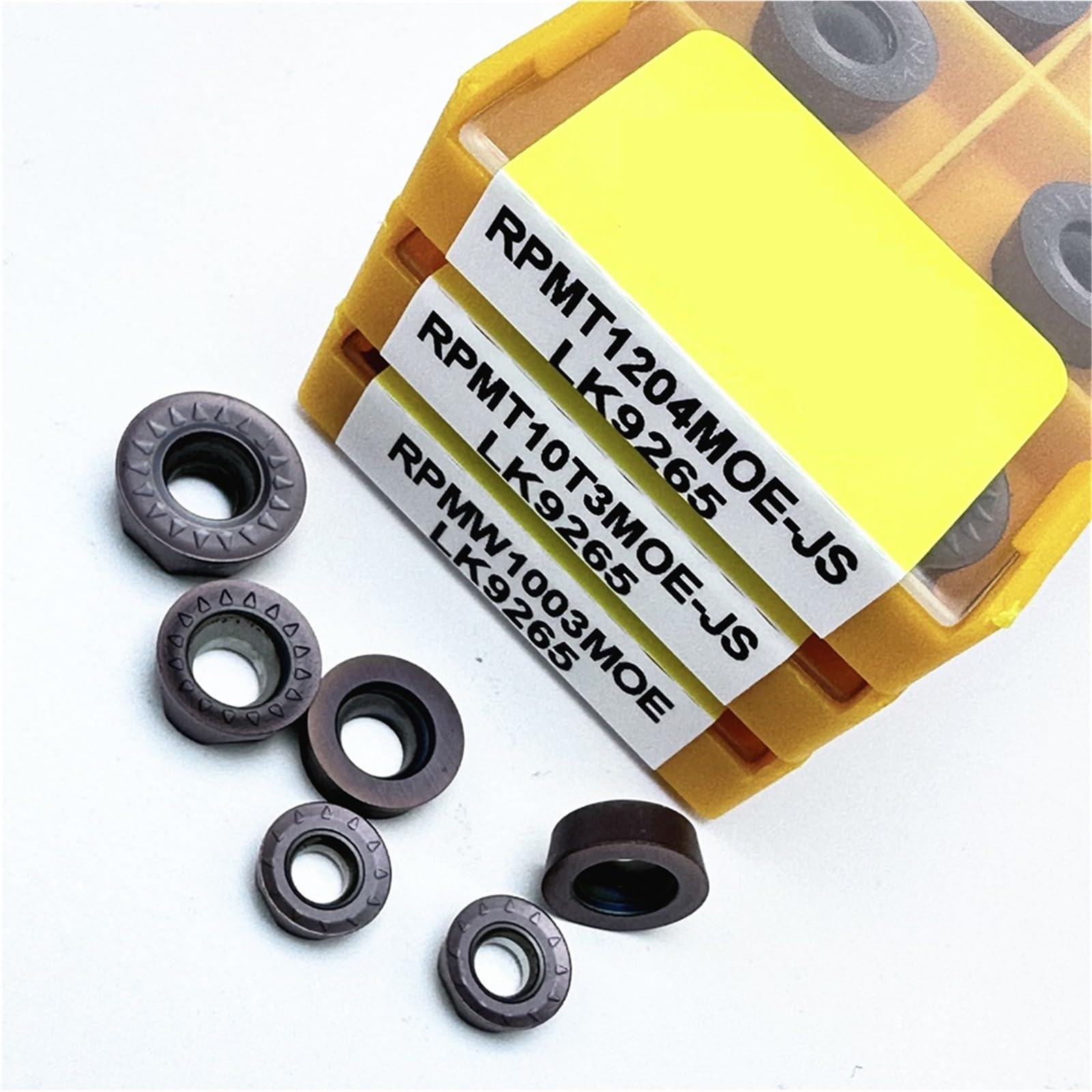 Utensili Da Taglio Per Tornio CNC Con Inserto In Metallo Duro Per Fresatura(10PCS RPMT1606 LK9265)