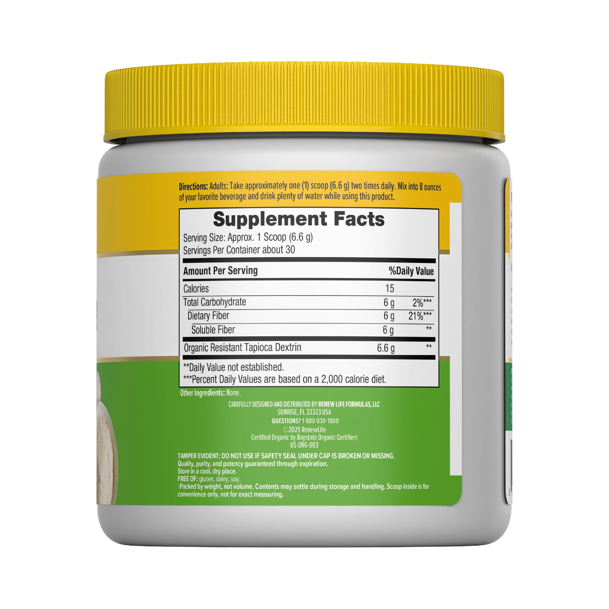 Renew Life Completely Clear Organic Prebiotic Fiber | 7 oz — Amazon image 2