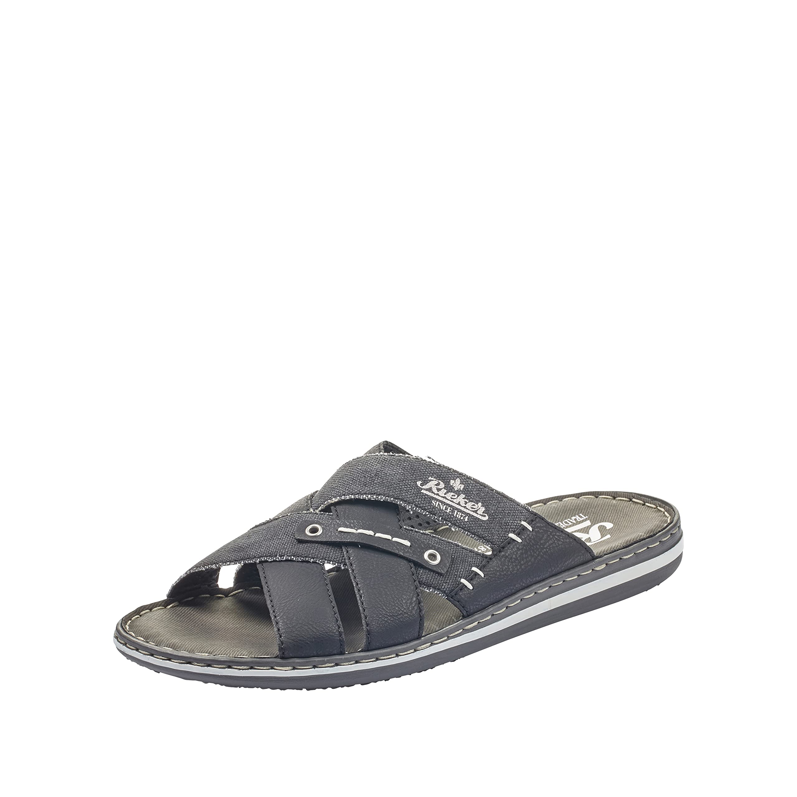 Rieker Men's 21099 Mules, Black, 6.5 UK