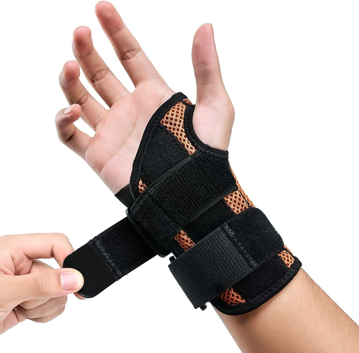 ABYON Wrist Supports Brace with Splint, Carpal Tunnel Wrist Splint Left