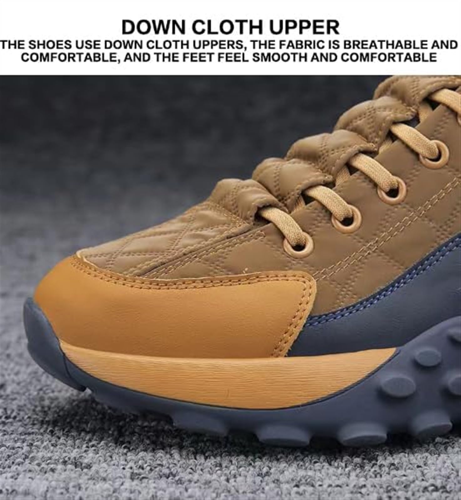 Zapatillas ortopédicas sin cordones para Hombre Brown