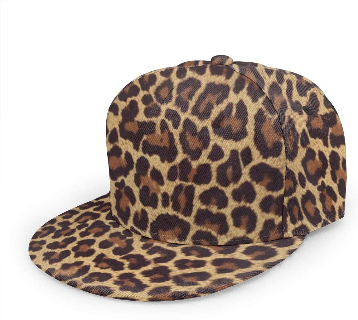 FUNINDIYSnapback Hat Hip Hop Baseball Cap Flat Bill Brim Adjustable Trucker Hat for Men Women