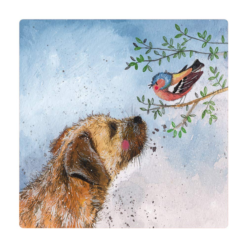 Alex Clark Art Alex Clark Oscar Border Terrier Fridge Magnet