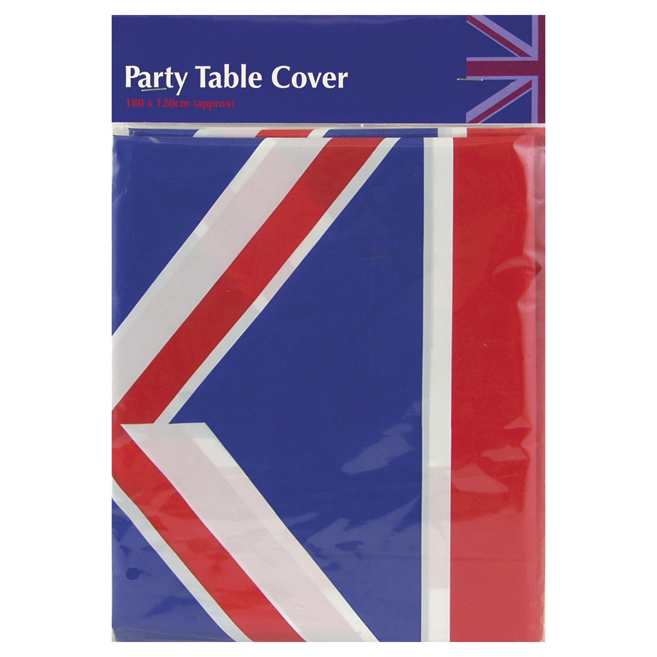 Union Jack Theme Party Plastic Tablecloth Table Cover 120x180 King's Coronation