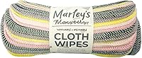 Vista 12 de Marley's Monsters Toallitas de tela reutilizables, paquete de 24 unidades, lavables, de algodón, sin papel (Ártico)