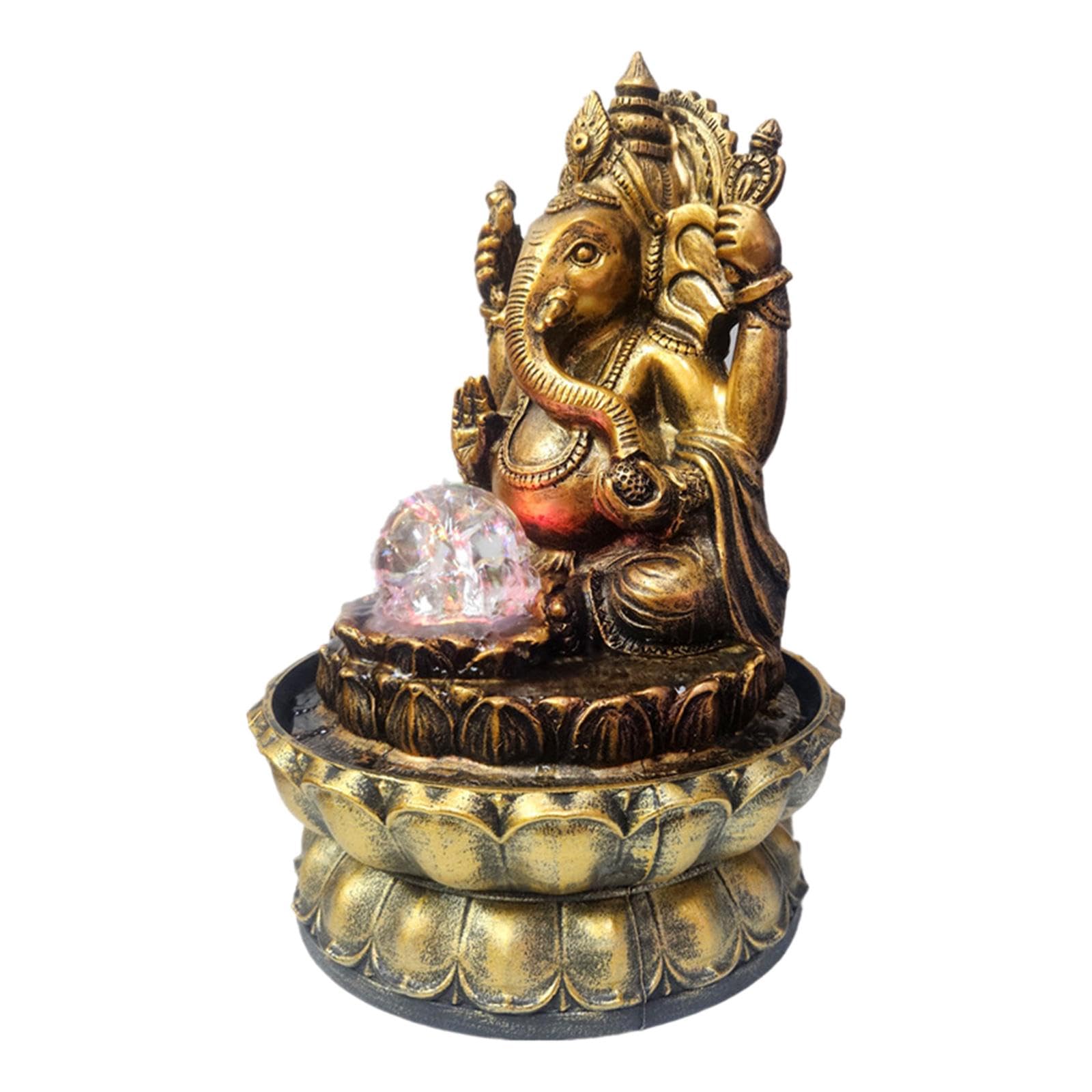 Fontaine d'eau d'intérieur MagiDeal : statue hindoue de table pour salon