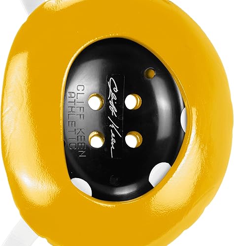 Vista 115 de Cliff Keen Signature Protector para la cabeza, para lucha libre Vegas Oro / Blanco