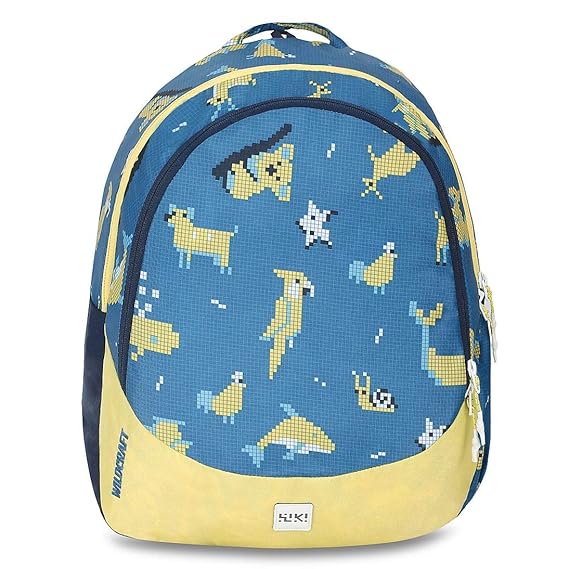 Wildcraft Wiki Junior 2 Pixel Backpack Blue (12001 Blue)