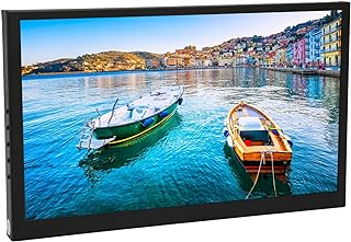 10.1 Inch Touchscreen Monitor, 1024x600 HD IPS Display Touchscreen Monitor Built in Dual Speakers, Compact Laptop Second Screen for OS X for RPi 4 3