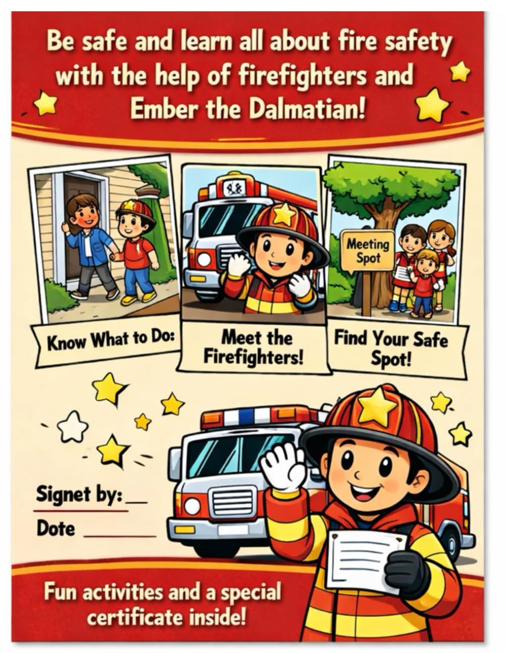 Fire Safety Fun: Learn & Stay Safe