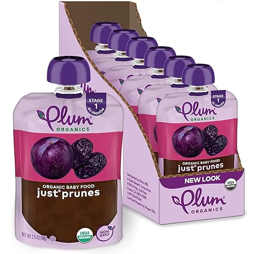 Vista 21 de Plum Organics Baby Just Frutas y verduras, paquete de 12