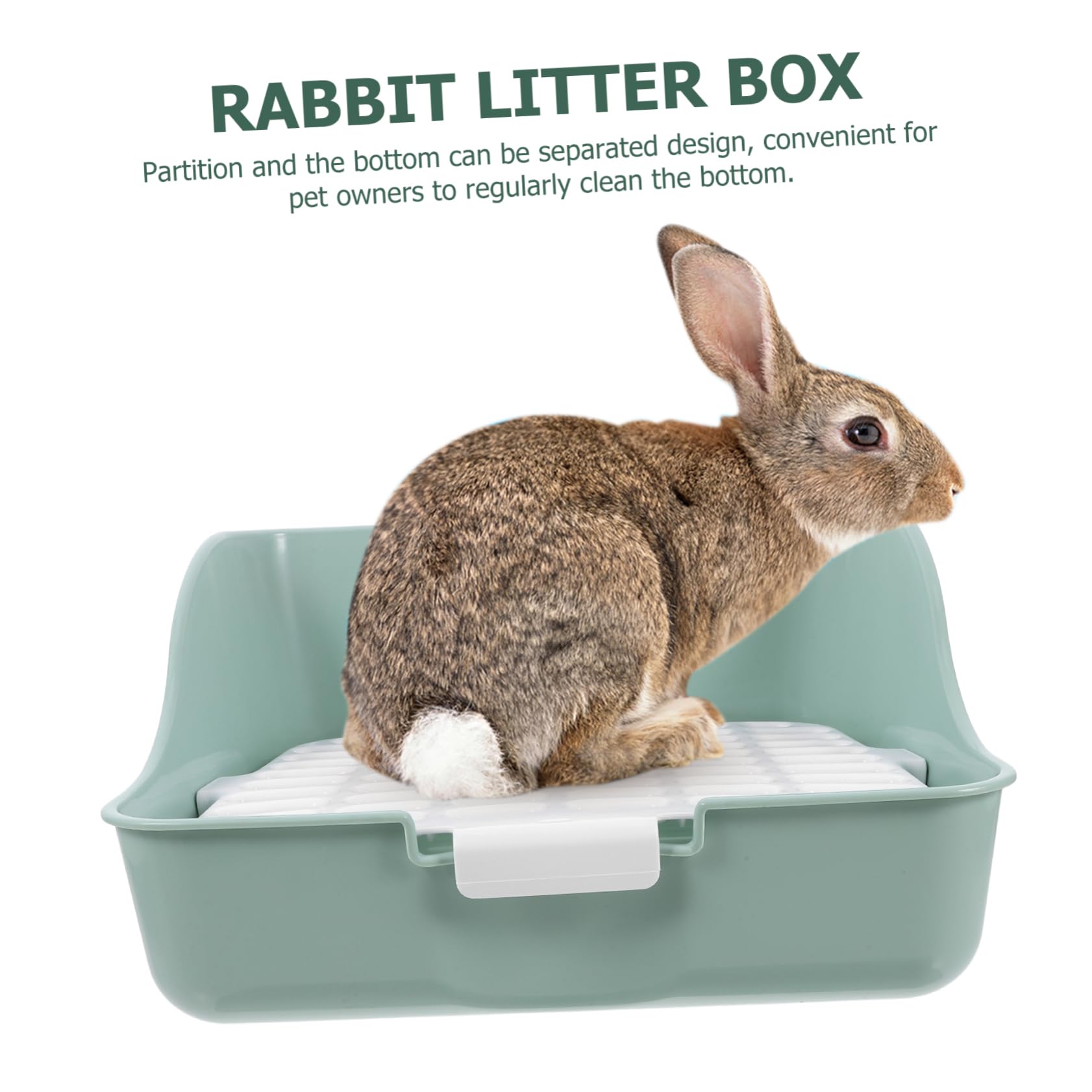 Ecktoilette Für Kaninchen Und Meerschweinchen Mit Spritzschutzdesign Ausreichendem Platz Für Kleine Haustiere Und Stabiler Quadratkonstruktion