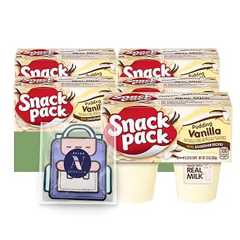Snack Pack - Lavinia Essentials Bundle 32- Count of Vanilla Flavored Pudding, Gluten-free, Kosher On-The-Go 3.25 Plastic Cup + 1 Utility Prop