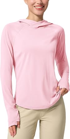 Willit Womens Sun Hoodie UPF 50+ Long Sleeve Sun Shirts Lightweight SPF UV Hiking Fishing Swim Travel Shirts