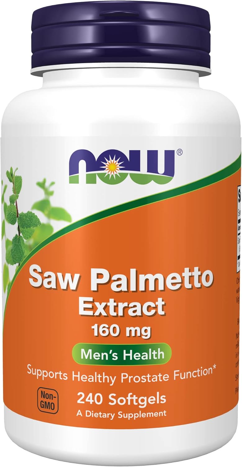NOW Supplements, Saw Palmetto Extract (Serenoa repens) 160