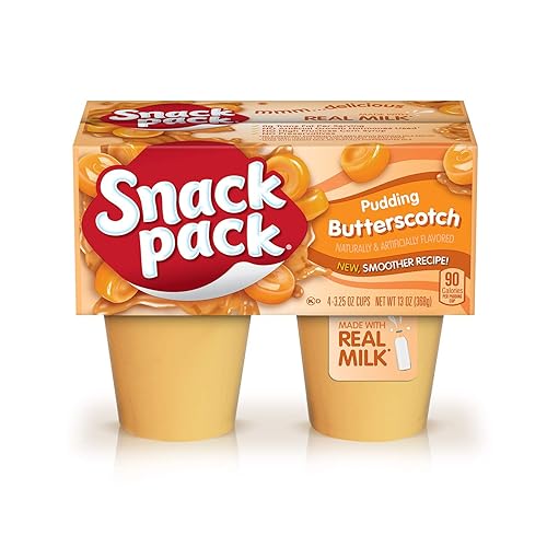 Miniatura 20 de Snack Pack Tazas de pudín con sabor a pastel de crema de plátano, 3.25 onzas, 4 unidades (paquete de 12)