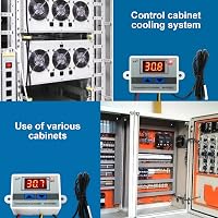 RUIZHI XH-W3001 Digitális Hőmérséklet Szabályozó 12V 120W LCD Kijelzővel Vízálló Szondával Termosztát Kapcsoló 7