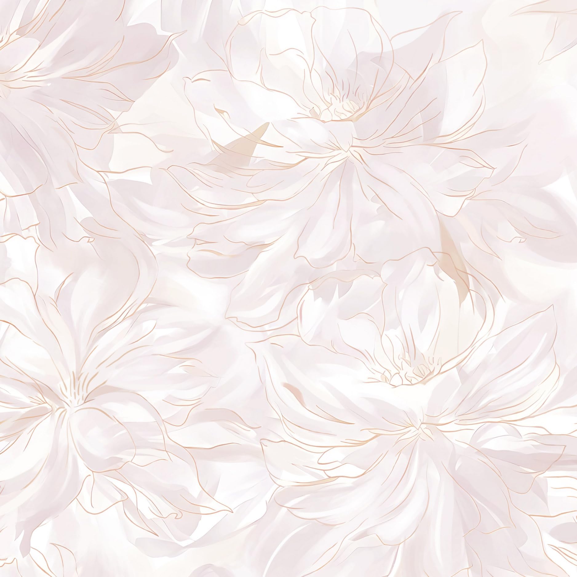 Dimoon Pink Floral Wallpaper
