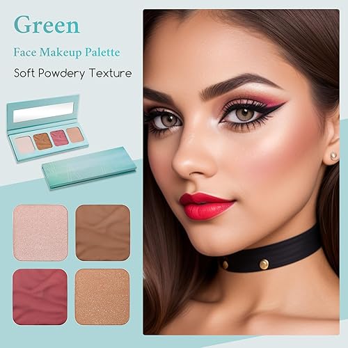 Miniatura 2 de Color Nymph Paleta de contorno de sombra de ojos paleta de maquillaje facial para adolescentes principiantes juego de maquillaje incluido