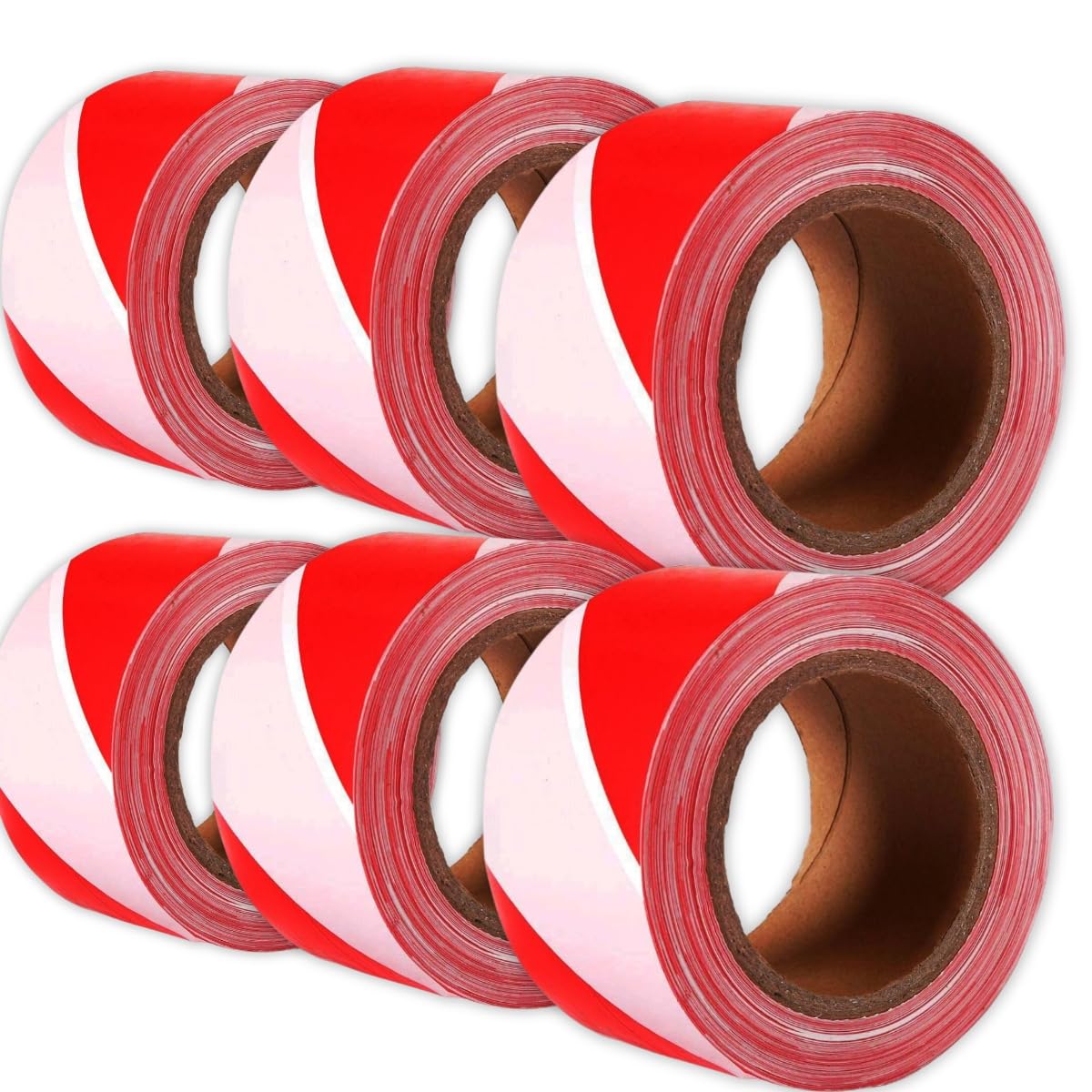 SINGHAL Red and White Safety Warning Tape Roll for Barricading Area, 3” Inch Width 150 Meter Length, Non Adhesive Caution Tape Pack of 6 (B0CBVLJHQX) Amazon Price History, Amazon Price Tracker