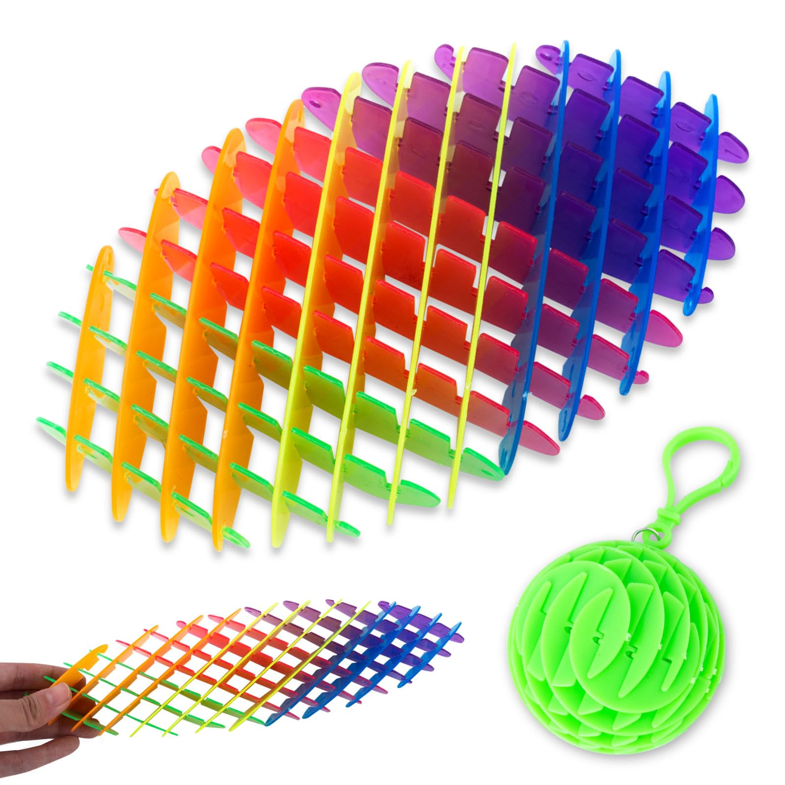 SSKHE Fidget Worm Toy, duża zabawka Fidget Worm, kolorowa zabawka Fidget, rozciągliwa, czuła i antystresowa, sensoryczna zabawka antystresowa dla dzieci i dorosłych.