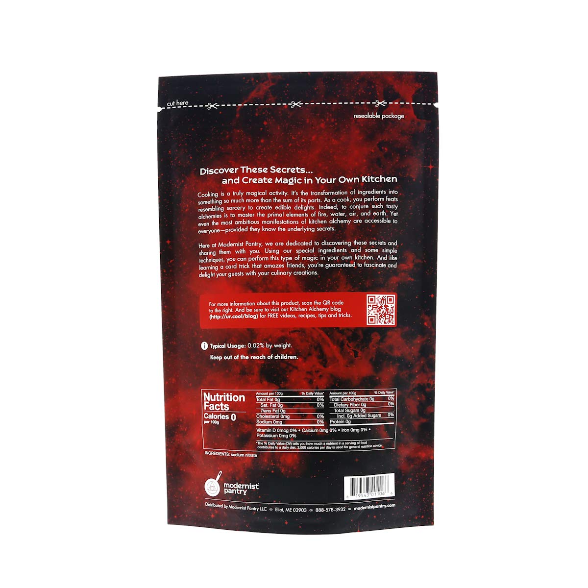 Sodium Nitrate ⊘ Non-GMO Gluten-Free Vegan OU Kosher Certified - 400g/14oz