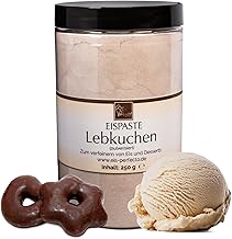 Lebkuchen-Eispaste (Pulverisiert) für aromatisches Eis » Auch zum Verfeinern von leckeren Desserts, Pralinen, Plätzchen, Torten und vielem mehr » Inhalt 250 g