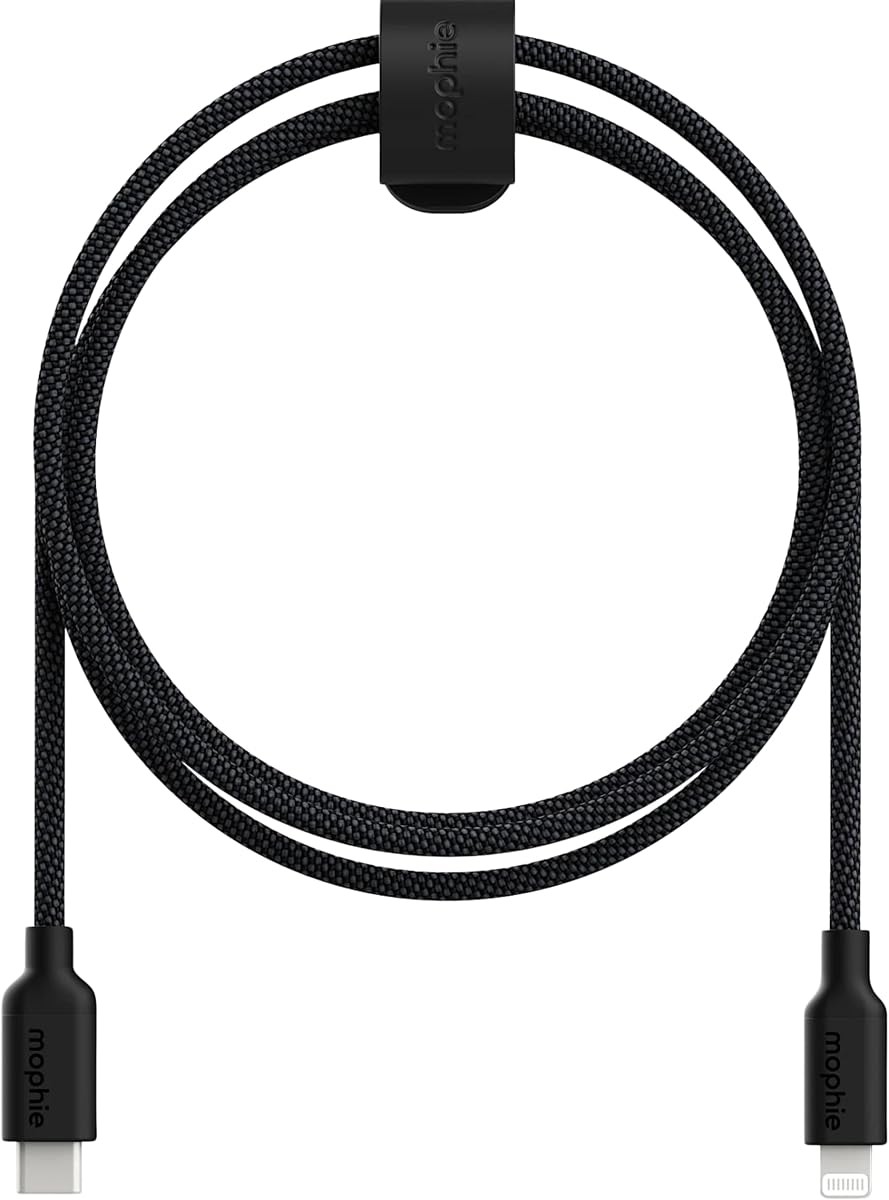 Charge Stream USB-C to Lightning 1m/3ft Silicone Cable - Enduraflex Reinforced, 30W Fast Charging, Ultra-Durable & Flexible Design