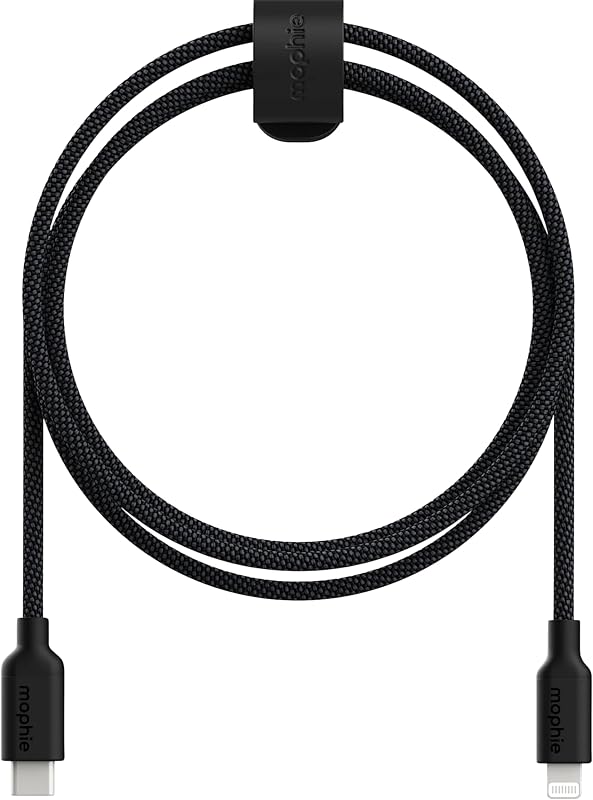 Charge Stream USB-C to Lightning 2m/6ft Silicone Cable - Enduraflex Reinforced, 30W Fast Charging, Ultra-Durable & Flexible Design