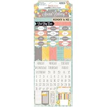 Bo Bunny -Baby Bump Stickers, 4.5 by 12-Inch