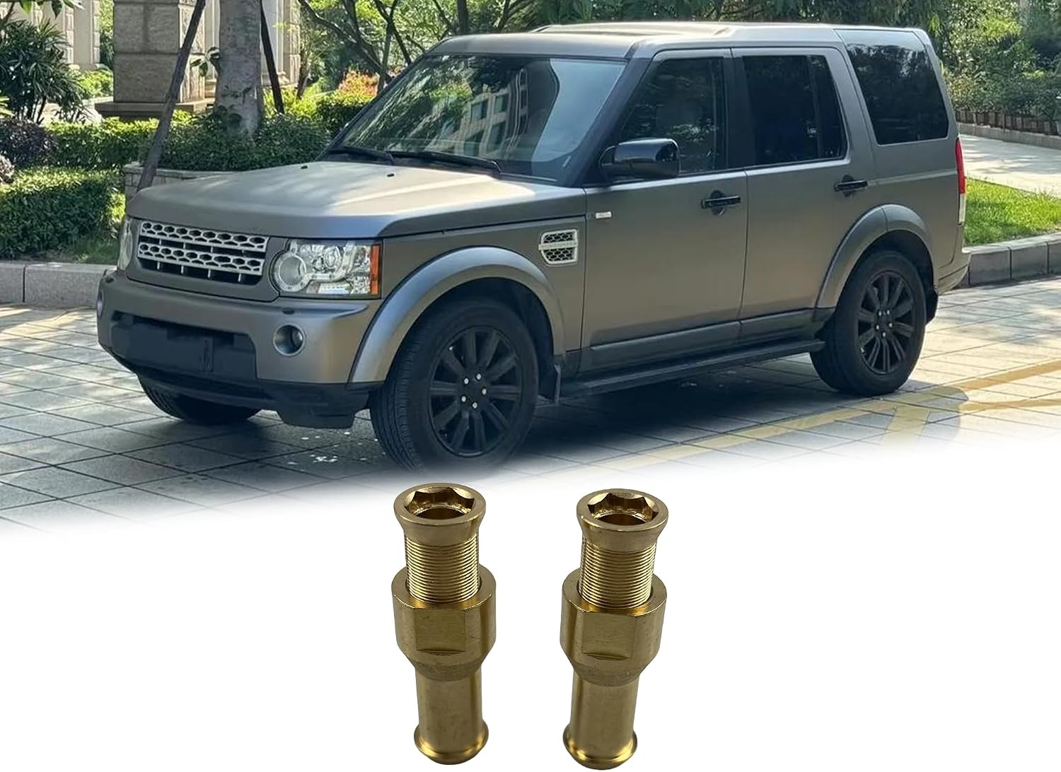 LR054820 LR054821 Sunroof Drain Repair Kit, Front Panoramic Roof Brass Drain Pipe Joint, Compatible with Land Rover Range Rover L405 L494 2005-2017