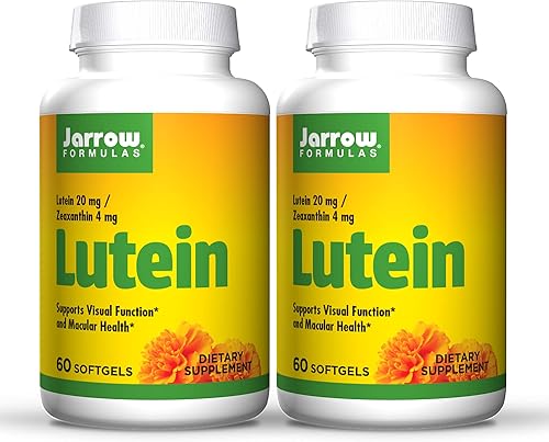 Suplemento de luteína 0.000705 oz, softgels, de Jarrow Formulas , Paquete de 2, 2