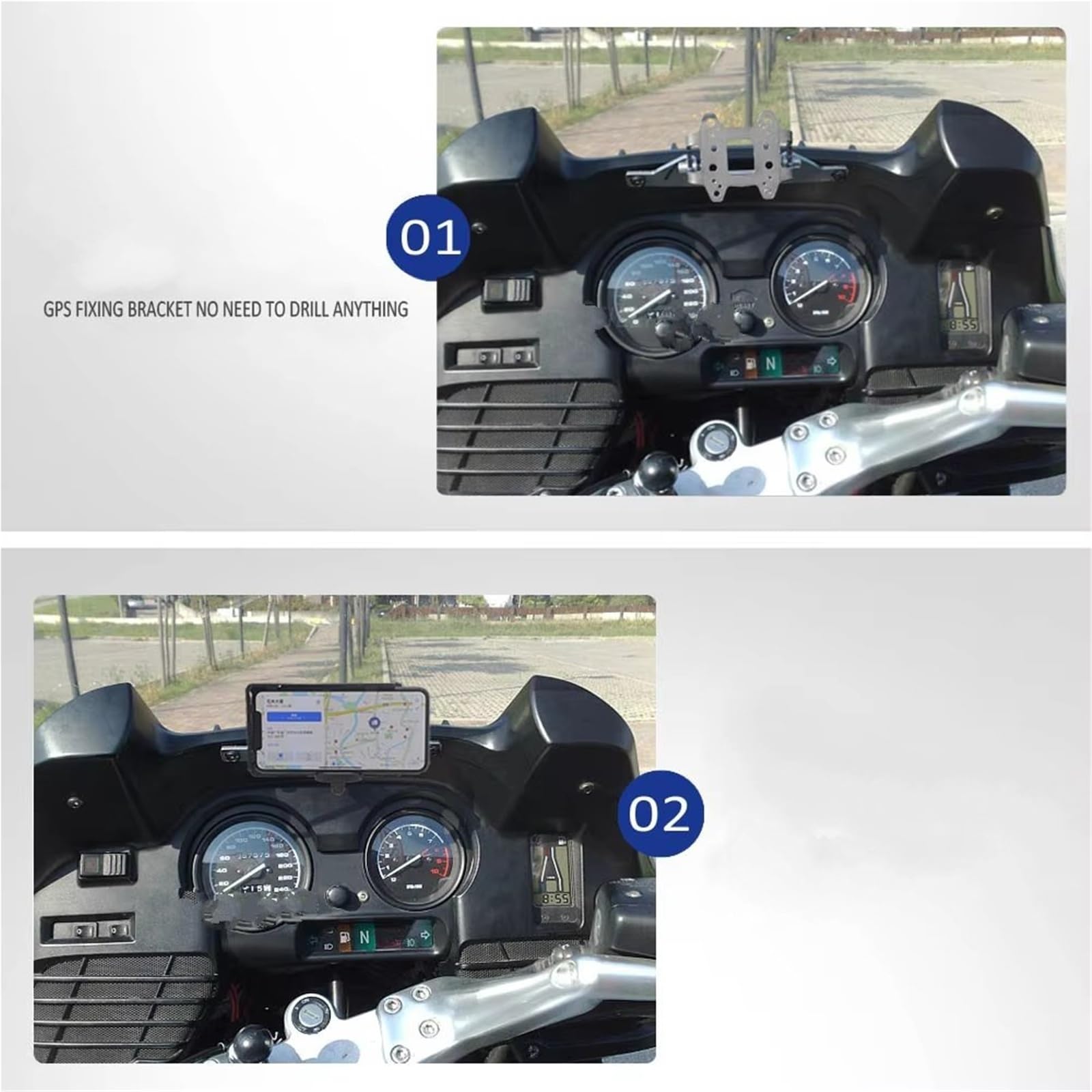 Supporto Telefono Moto GPS USB PER BMW PER R1150RT PER R850RT Supporto Navigazione