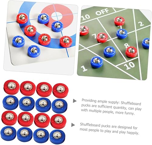 Miniatura 8 de 24 rodillos de mesa para mini juegos de tejo, accesorios de repuesto para diversión interactiva y unión familiar