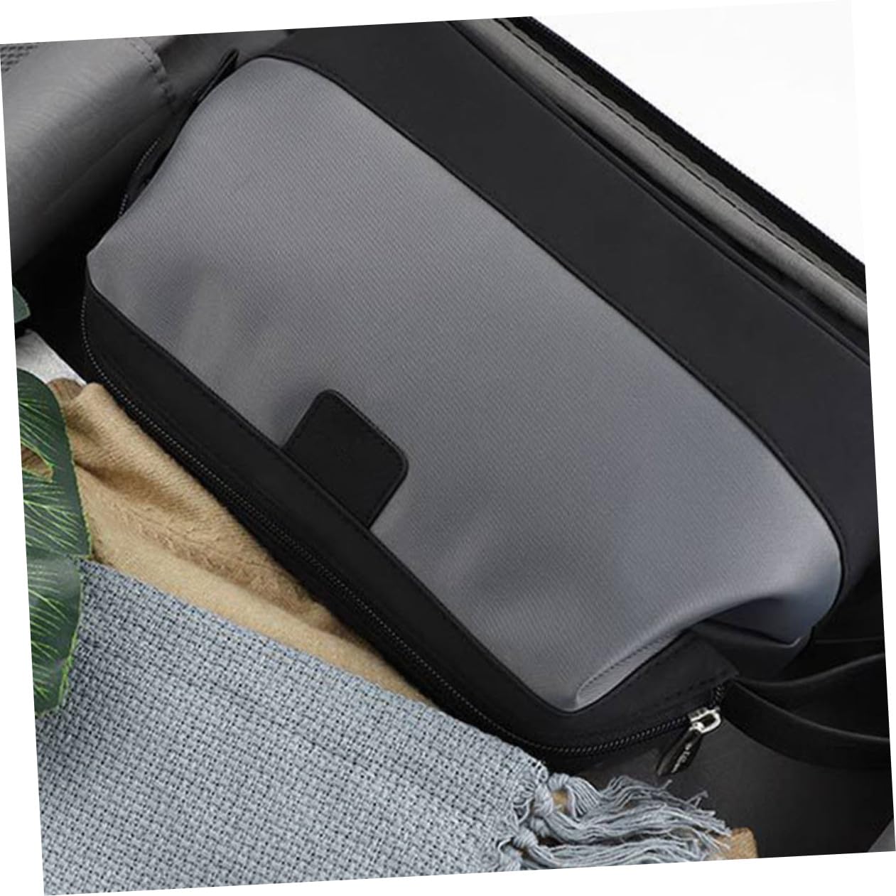 Gatuida Bolsa de Aseo para Hombre Neceser de Viaje Multifuncional con Duradera Compacto y Ligero para Cosméticos y Kit de Higiene Gris