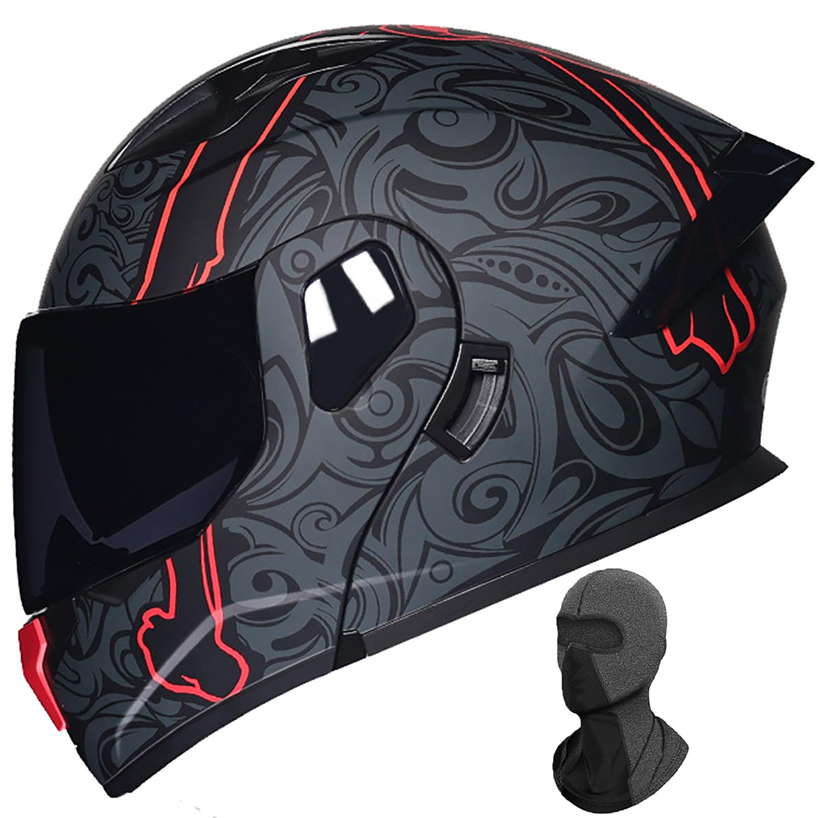 Zintegrowany kask integralny w stylu vintage, dopuszczony do użytku przez DOT/ECE, składany kask motocyklowy z podwójną osłoną przeciwsłoneczną, modułowe kaski na wycieczki wyścigowe