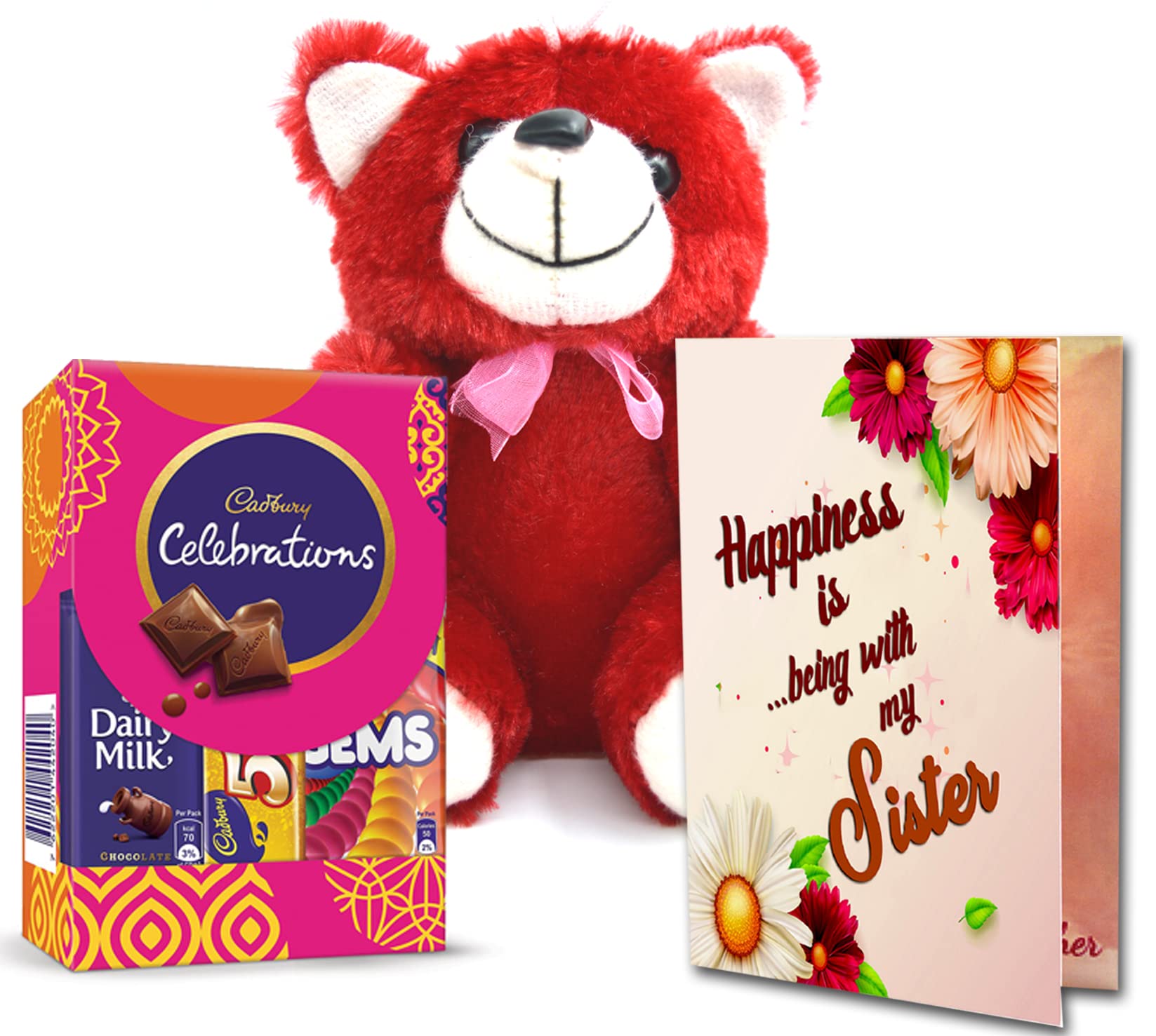 Midiron Gift for Sister, Card with Chocolate and Teddy Gift for Sister on Rakhi, Birthday, Anniversary (Greeting Card, Chocolates, Soft Toy) (B0B7JVWPG9) Amazon Price History, Amazon Price Tracker
