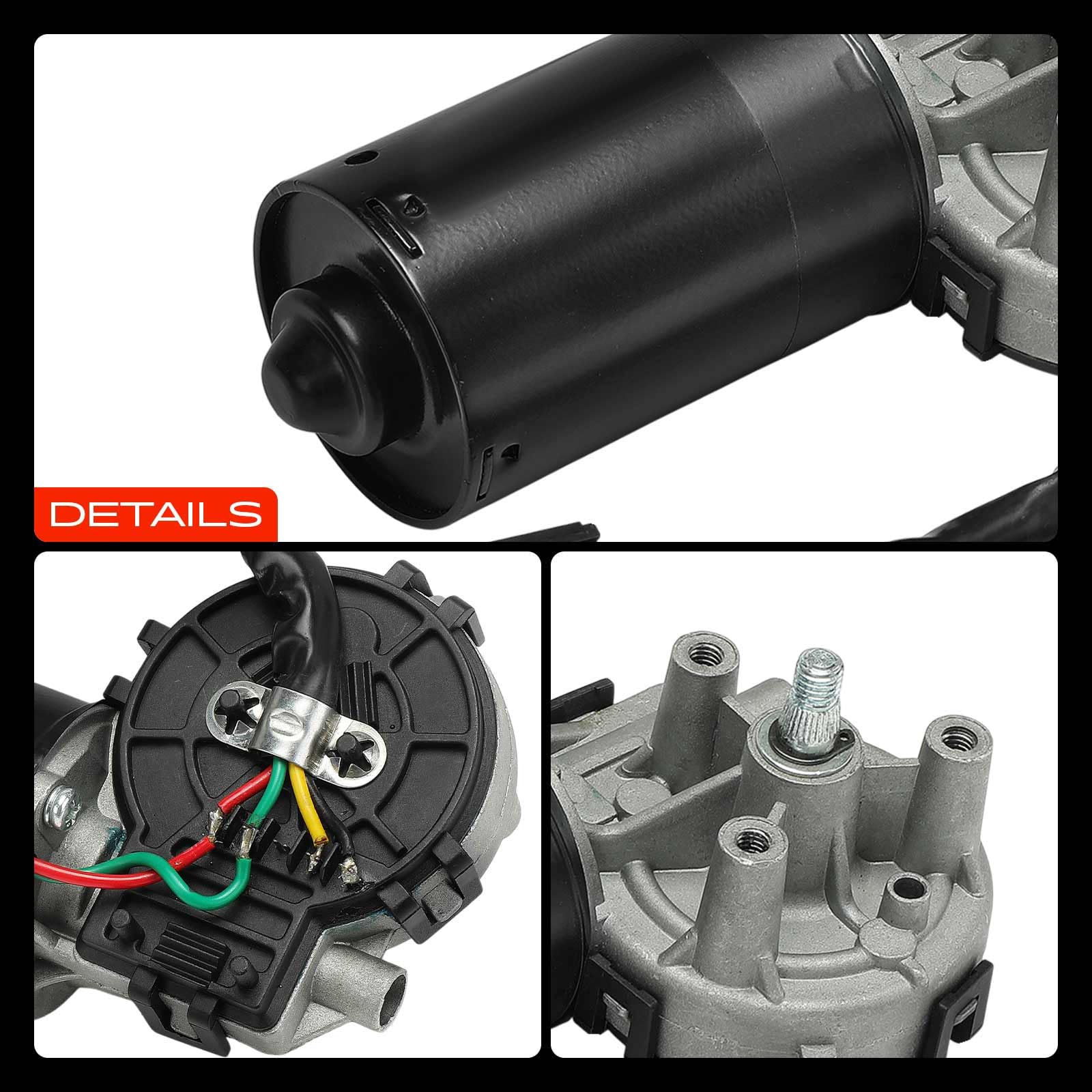 Frankberg Motore Tergicristallo Anteriore Compatibile con Clio II BB CB 1.2L-3.0L 1998-2016 Clio II Furgone/Compatto SB0/1/2 1.5L 2001-2025 Thalia I LB Replace# 7701056719