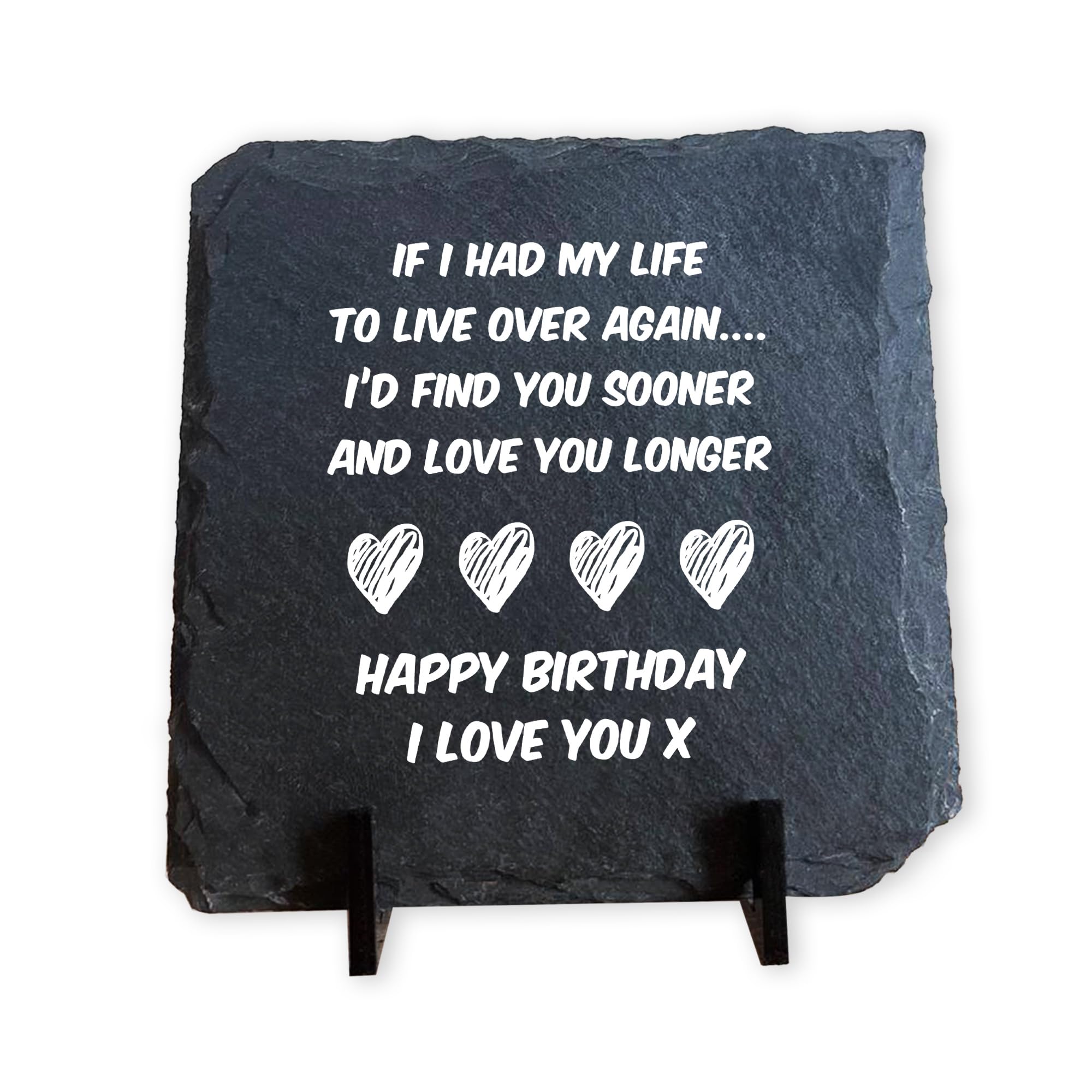 Red Ocean Birthday For Men Women For Birthday Boyfriend Girlfriend Husband Wife Slate Sign Couple, Love, Him Her, Husband, Boyfriend