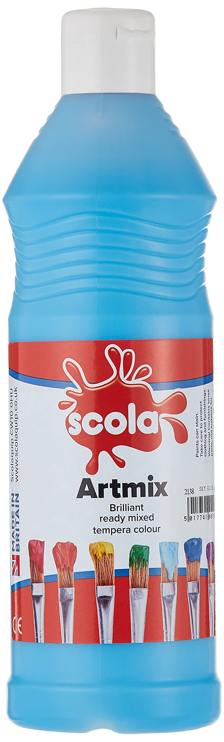 Scola Ready Mixed Paint, Sky Blue, 600 ml, 11ENC02555