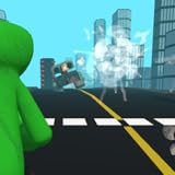 Green monster banban Battle City garten Runner of Machine