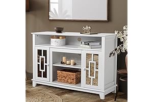 VINGLI Mirrored TV Stand: Enhance Your Entertainment Experience with Reflective Elegance